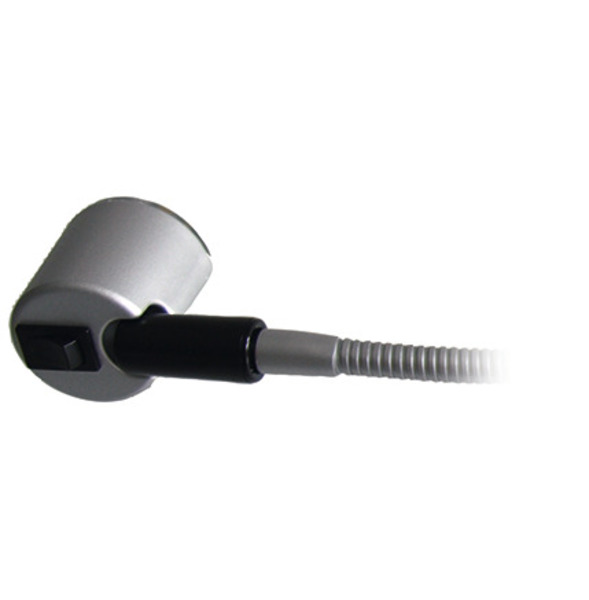 LED svetlo na husom krku - matná strieborná - 330 mm</p>