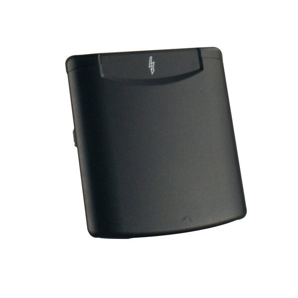 Zásuvka CEE s magnetickou poistkou - čierna</p>