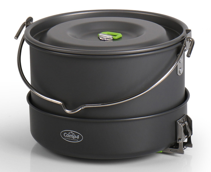 Kempingový riad Elite L - 5-dielna sada hliníkových hrncov</p>