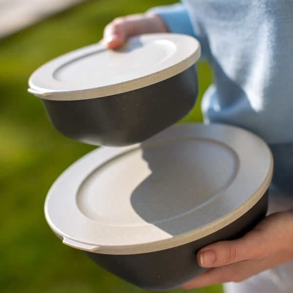 Sada 2 dóz s vekom 0,7 l + 1,3 l - Nature Ash Grey</p>