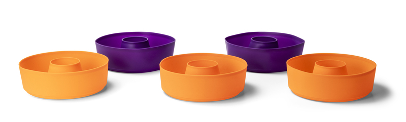 Silikónová forma pre kempingovú rúru Omnia Maxi (3 l) Ø 25 cm / V 9 cm – oranžová