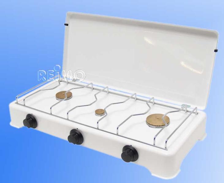 Kempingový varič 30 mbar pre všetky európske krajiny, 3 horáky