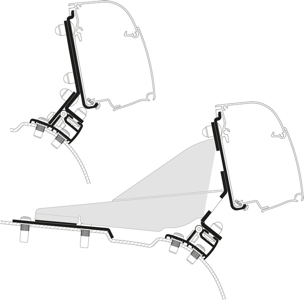 Adaptér Thule Omnistor 4200 - PSA Minivan G2</p>