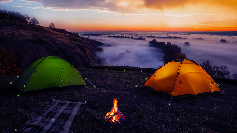 Označovacie klipy Ropescout 8 kusov, fotoluminiscenčné</p>