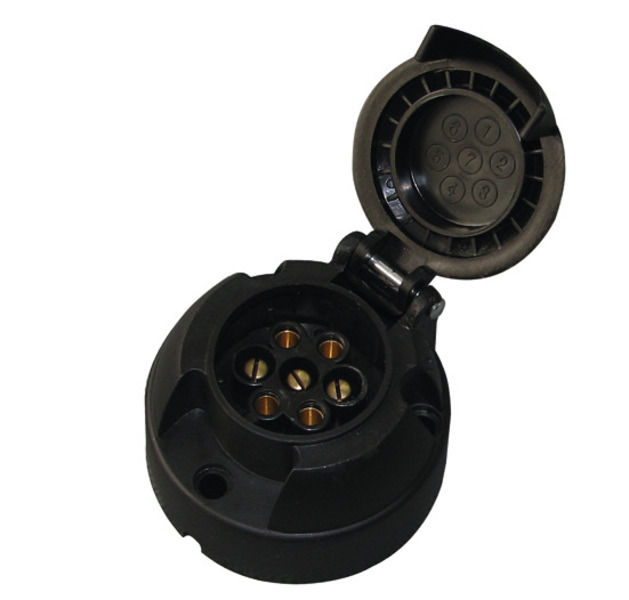 Karbest 7-pólová zásuvka prívesu pre ťažné vozidlo Plastová</p>
