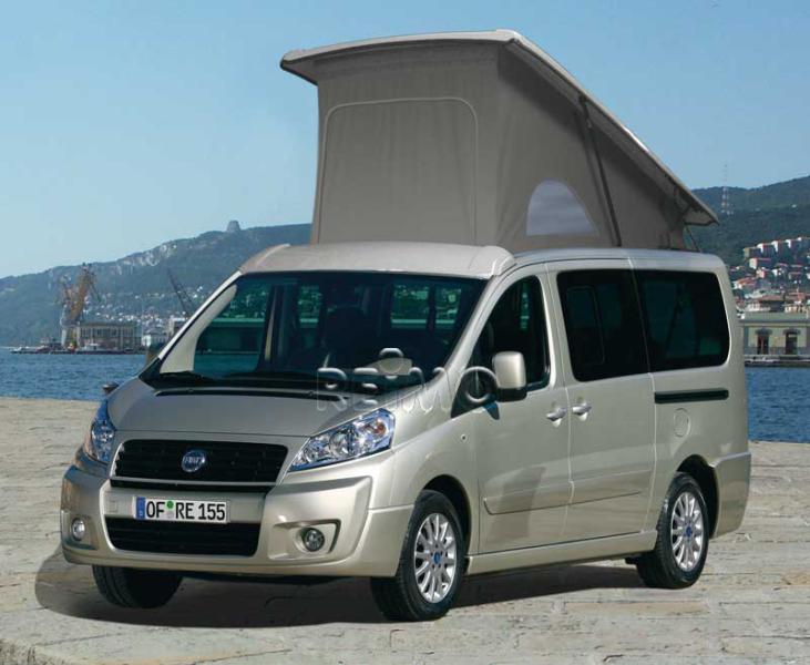Strešná posteľ pre model Fiat Scudo s dlhým rázvorom
