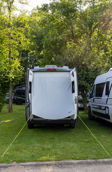 Súkromná zástena, sprchový/priestorový záves, markíza Fiat Ducato</p>