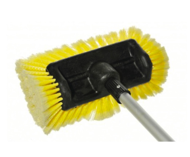 Kefa na umývanie auta s okrúhlou kefou a nastaviteľnou rukoväťou 1,15 - 1,8 m</p>