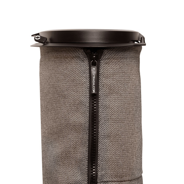 Odpadkový kôš Flextrash, 3 litre, sivý