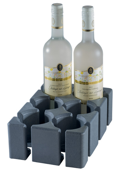 Vysoký držiak na poháre/fľaše Purvario - sada 6 kusov