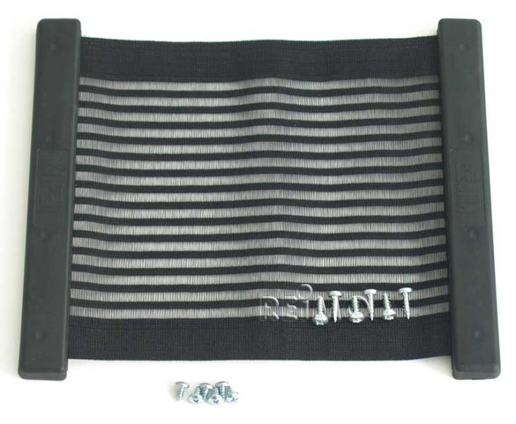 Sieťová priehradka Kiiper – čierna s čiarami – XL