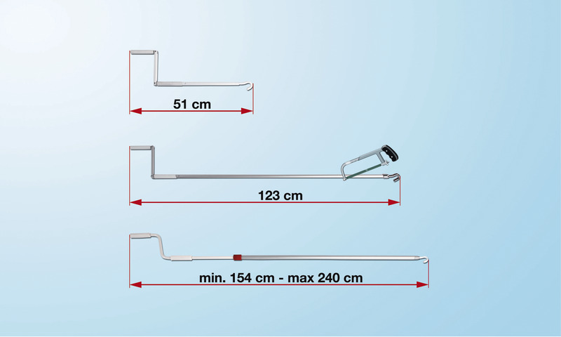 Ručná kľučka FIAMMA 51 cm