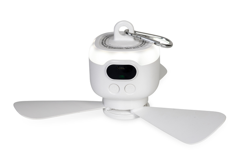 Stropný ventilátor CARBEST LENE s LED svietidlom a akumulátorom