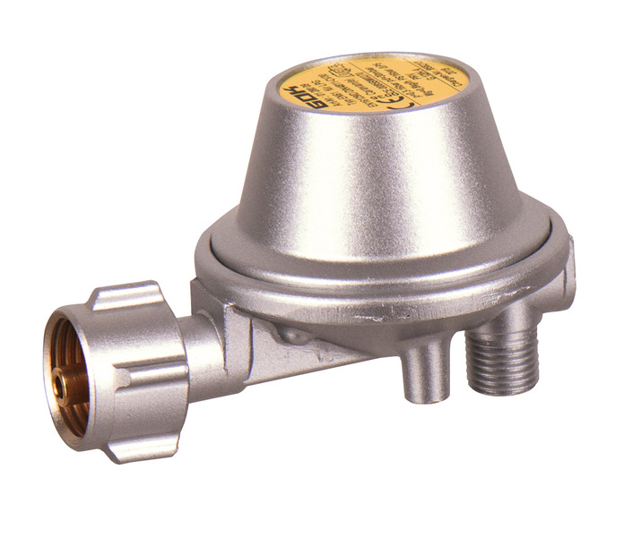 Regulátor plynu - 30 mbar - uhol 90°</p>