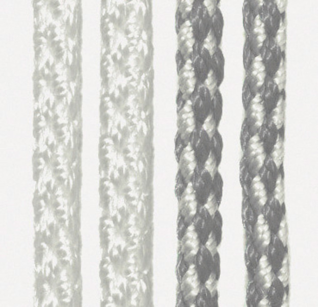 Záves na dvere KORDA 60 x 190cm /biela, sivá