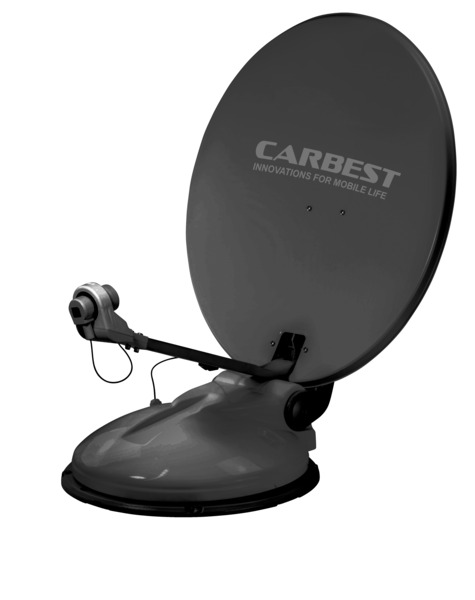 Carbest Travelsat 2 – satelitná anténa 68 cm s Bluetooth – antracitová