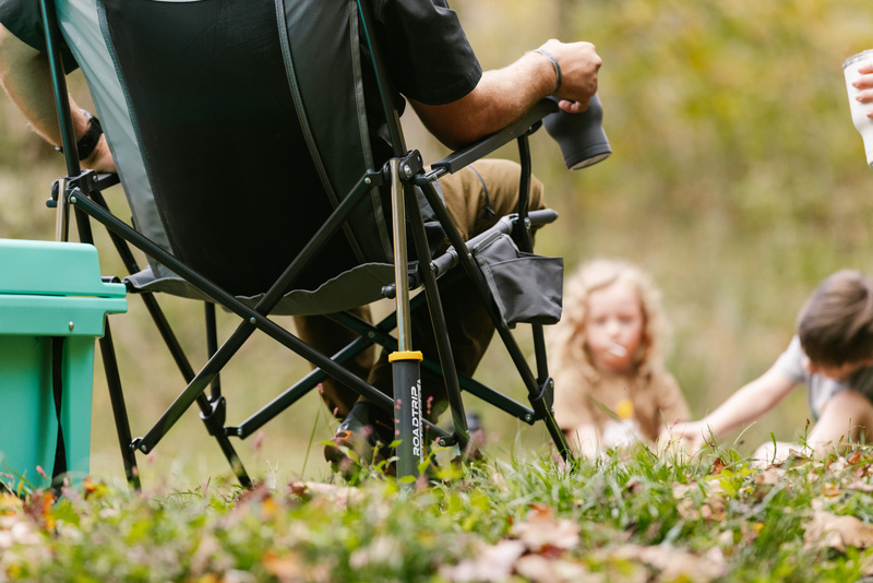 Skladacie kreslo Roadtrip Rocker - Navy-Topo</p>
