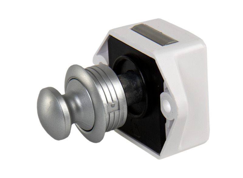Push Lock Mini – matný chróm