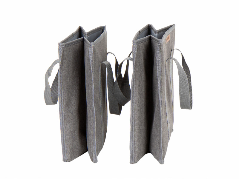 Skladacie boxy s rukoväťami na prenášanie - sada 2 kusov</p>