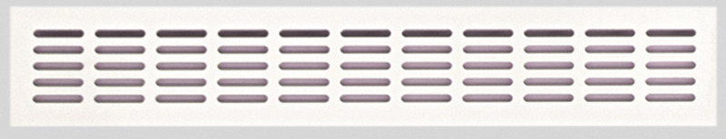 Ventilation grille 400 x 80 mm (white)