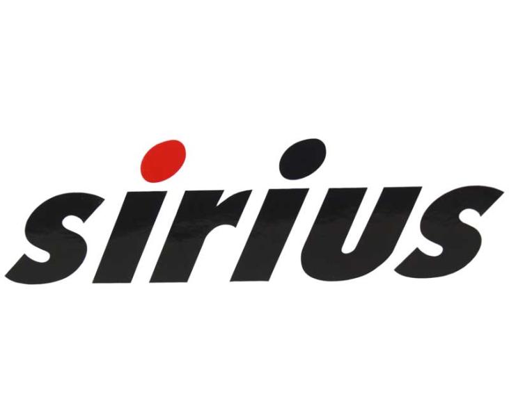 Nápis SIRIUS 125x30