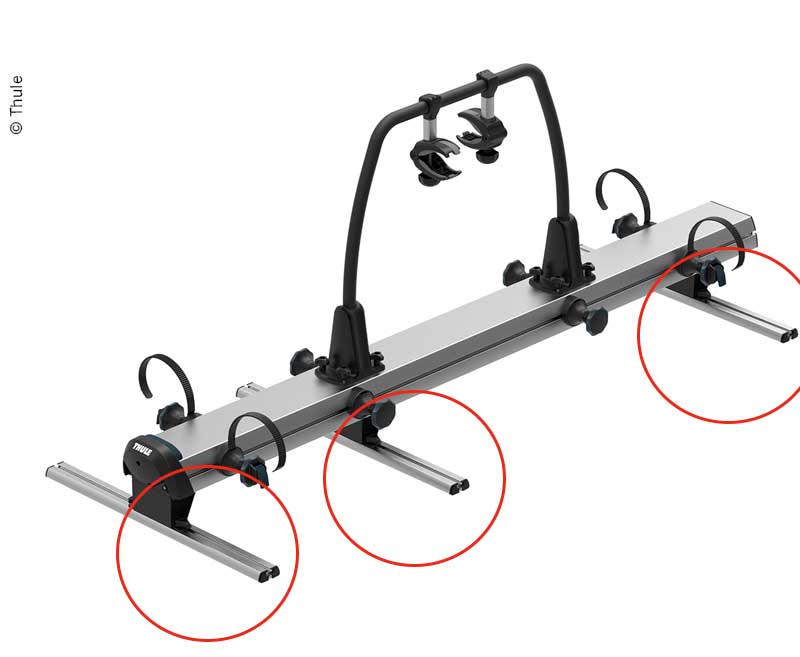 Montážna sada pre VeloSlide - montážne lišty sada 3 ks</p>