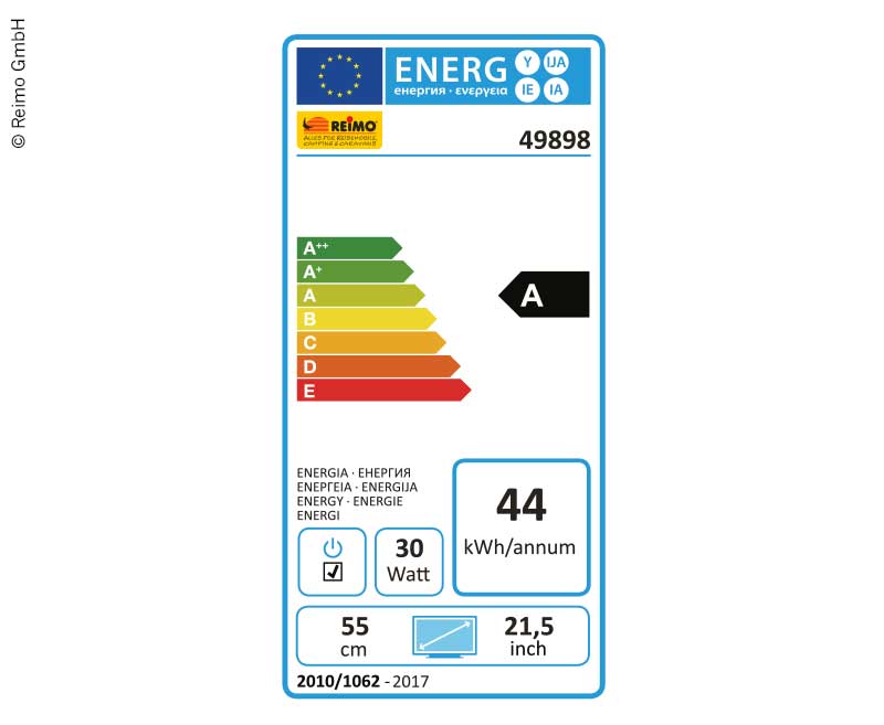 12 V televízor LED TV 21,5" širokouhlý LED TV