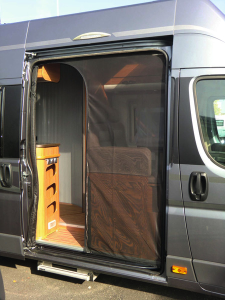 Sieť proti komárom na posuvné dvere – Fiat Ducato, Peugeot Boxer, Citroën Jumper od modelového roku 2007