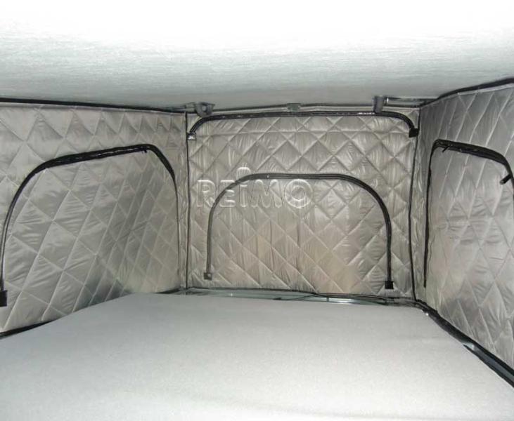 Tepelné rohože pre sklopné strechy, VW T5/6 Easyfit – predná časť zdvihnutá