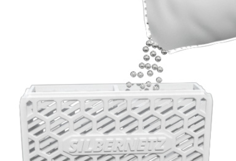 Strieborná sieťová plniaca súprava pre nádrže do 100 litrov - pre č. 613025</p>