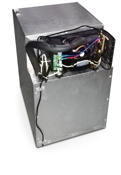 Kompresorová chladnička Carbest, 44 l + 6 l mraznička, 12/24 V