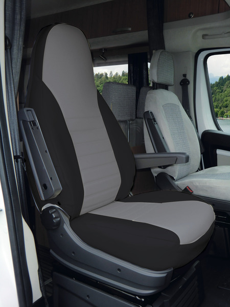 Integrálny ochranný poťah pre Volkswagen Transporter 6.1 California – sivý / béžový