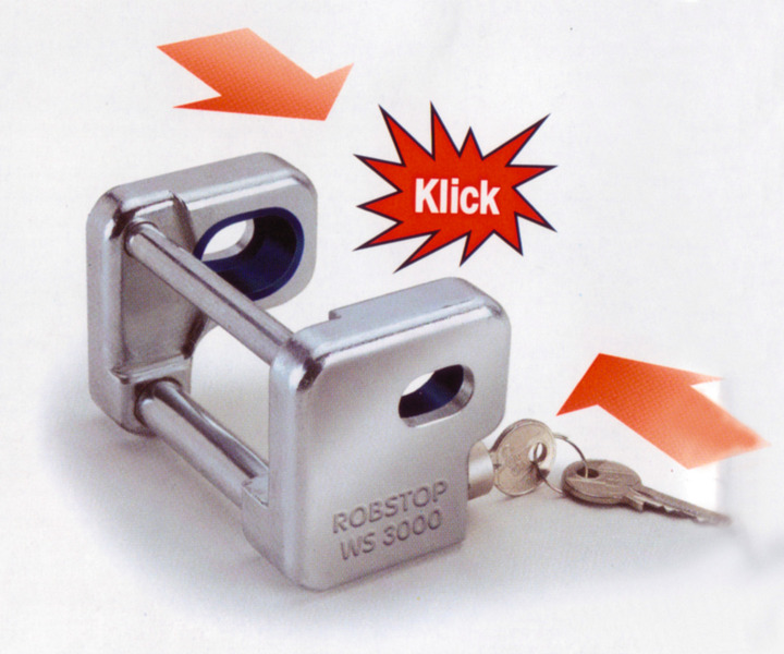 Zariadenie Robstop proti krádeži pre bezpečnostnú spojku WS 3000 plus