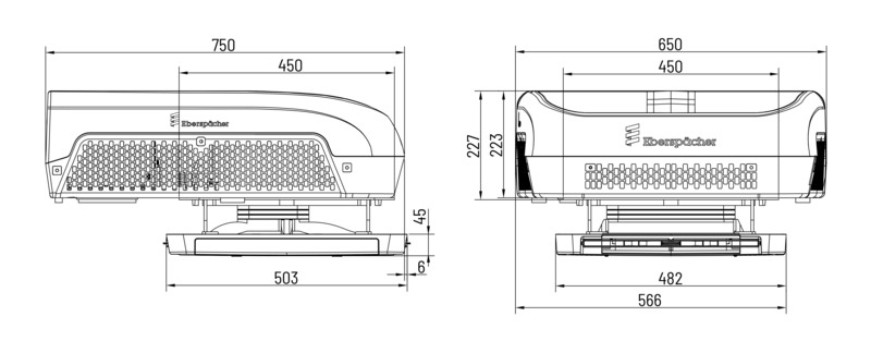 Breezonic Slim HP s výkonom 1700 W – čierny