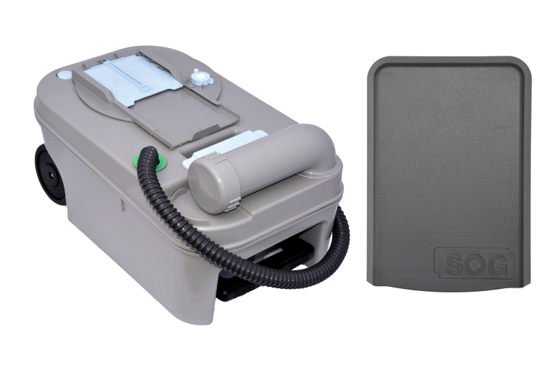 SOG odvzdušňovacia súprava 320 S pre bočný panel tmavosivá