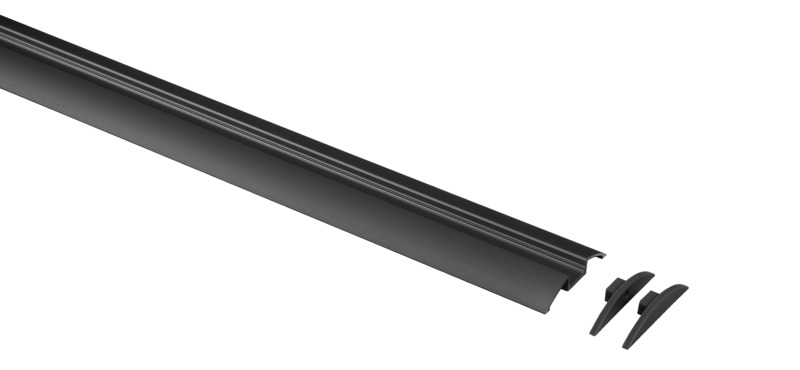 Hliníkový profil pre LED pásiky – polkruhový – dĺžka 1,5 m