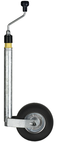 Podporné koleso s váhami, ráfik z oceľového plechu, 225x70, 48 mm, mäkké gumové pneumatiky