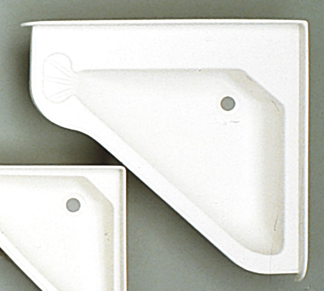 Rohové umývadlo.580x540 biela