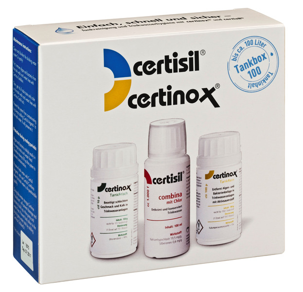 Súprava na dezinfekciu vody Certibox CB 100
