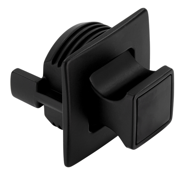 Sada Push-Lock, hranatá – matná čierna