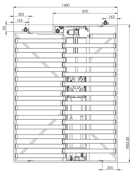 elektrická sklopná posteľ pre Mercedes Sprinter