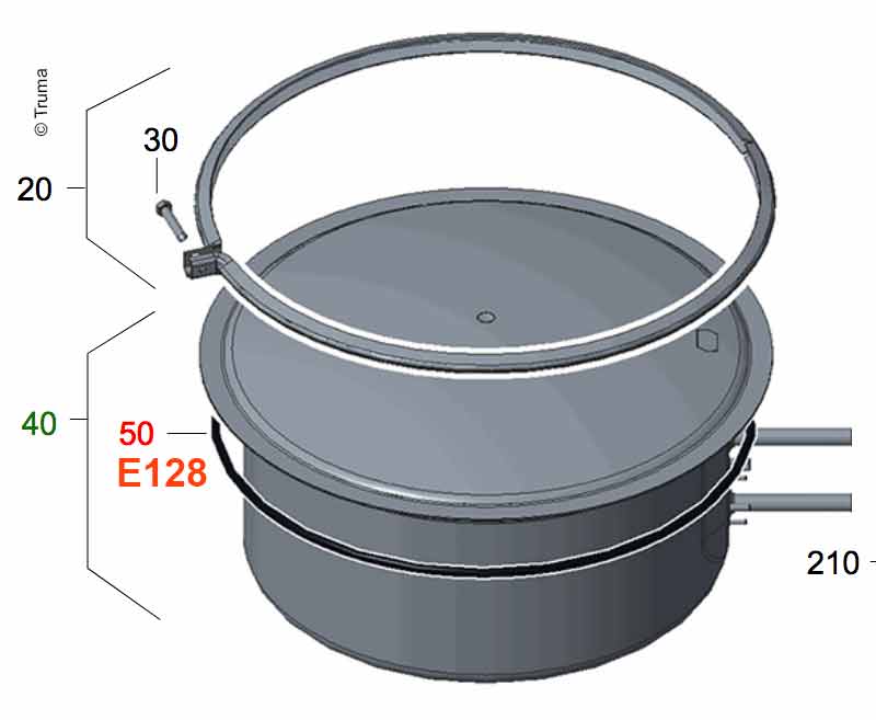 Zámok AKS 3504 (ET)