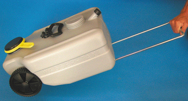 Vodný taxík s valcovou nádržou - 25 l - sivý</p>