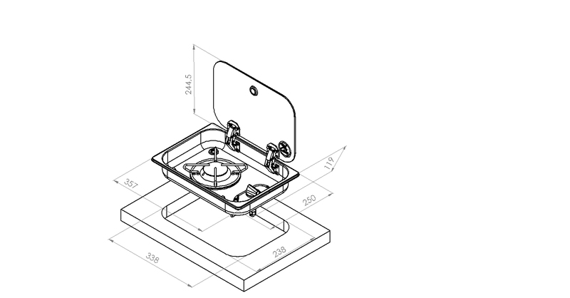 Sporák so sklom a ASO - 1 horák