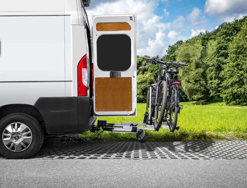 EUFAB SD 260 – nosič bicyklov s upevnením na krídlové dvere pre 2 bicykle