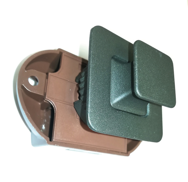 Tlačidlový pákový zámok Push Lock, tmavosivý matný