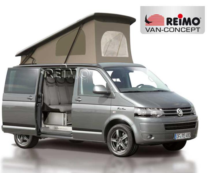 T5 sklopná strecha Easy Fit, VW T6, KR, zapínanie na pás, stropná podšívka s klimatizáciou