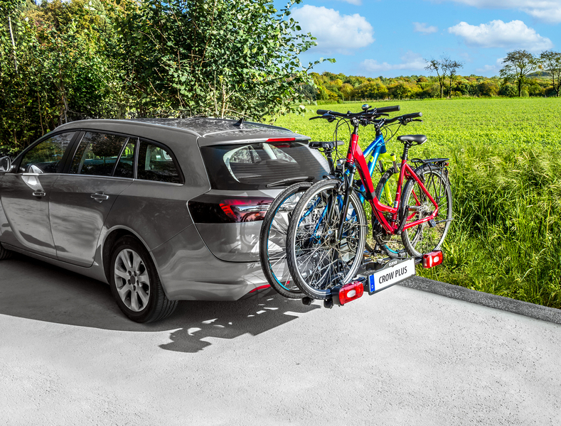Nosič bicyklov EUFAB CROW PLUS na závesný vozík pre 2 bicykle