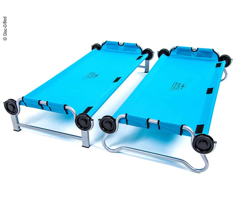 Detská poschodová posteľ Kids-O-Bunk pre deti modrej farby,