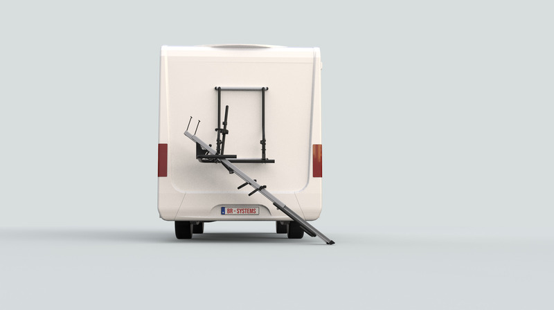 Nosič bicyklov BR-Systems BIKE GLIDE pre 2 bicykle, do 60 kg</p>